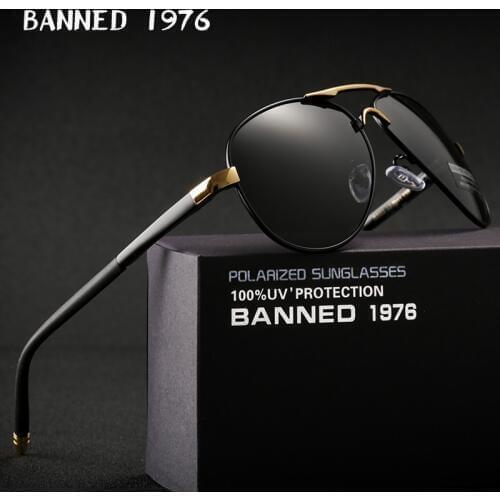 Мужские солнцезащитные очки BANNED 1976 купить из Китая в интернет ...