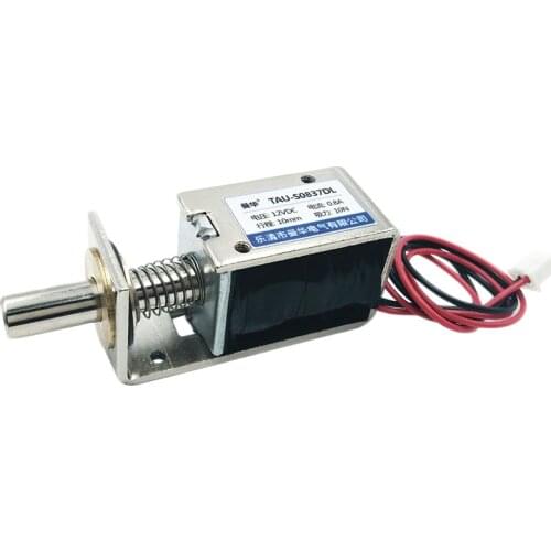 12 В 24 В постоянного тока, открытая рамка, электромагнитная мощность, 10 Н, Дальность хода, 10 мм, линейный соленоид 0837DL D