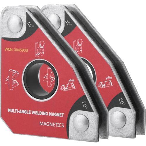 Многоугольный сварочный магнитный держатель, 2 шт., 30/60/45/90 градусов, неодимовый магнитный зажим для электрической сварки, держатель WM4