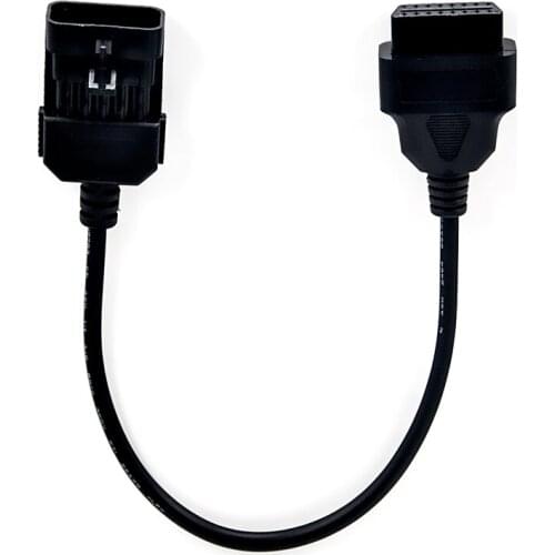Бесплатная доставка Для Opel 10Pin для 16Pin OBD2 автомобиля Диагностика расширения инструмент соединительный кабель с разъемом кабеля Opel 10 PIN OBD/OBD2 инструмент сканирования кабель