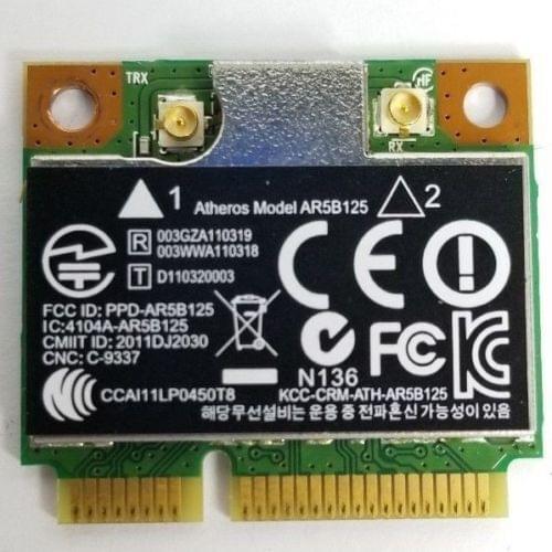 Qualcomm atheros ar5b125 wireless network adapter. Atheros ar5b125.