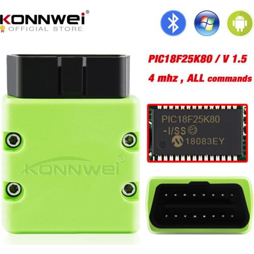 KONNWEI ELM327 V1.5 OBD2 сканер KW902 Bluetooth-совместимый автоматический сканер MINI ELM 327 OBD 2 KW902 считыватель кодов для телефонов Android