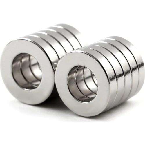 Небольшой Неодимовый магнит с круглым кольцом, мощный редкоземельный холодильник постоянные NdFeB магниты для рукоделия