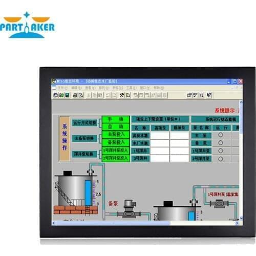 Причастник 15 дюймов промышленная панель ПК Intel J1800 J1900 3855U i5 i7 CPU 10 точек емкостный сенсорный экран Windows 7/10/Linux