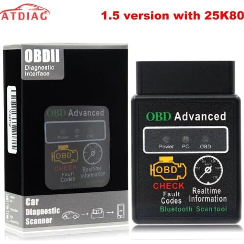 Горячая Распродажа для Android Windows MINI ELM327 HHOBD HH OBD Bluetooth OBD2 V1.5 черный смарт-инструмент для диагностики автомобиля