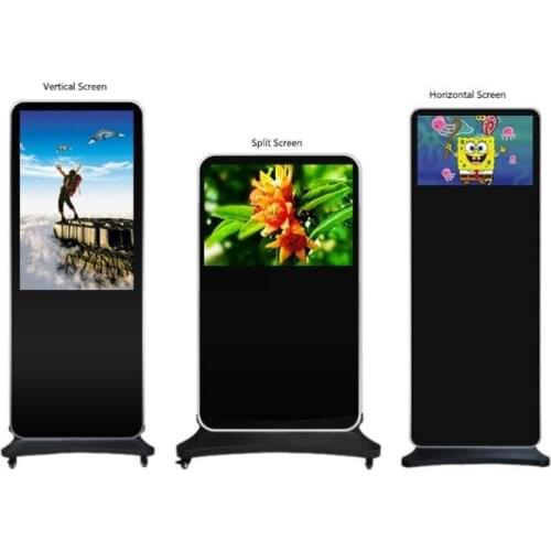 42''46'' 55-дюймовый напольный стенд рекламный дисплей/коммерческий рекламный LCD сенсорный экран цифровой вывеска киоск