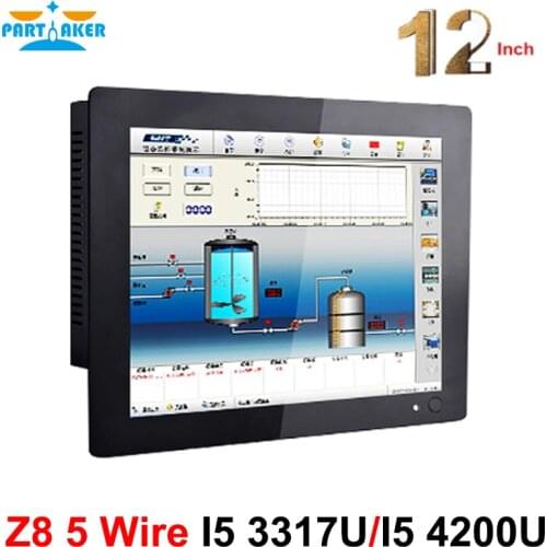 Компьютер-моноблок Elite Z8, 12,1 дюйма, Intel Core I5 3317u, i5 4200u, 2 RS232, ОЗУ 2 Гб, SSD 32 Гб