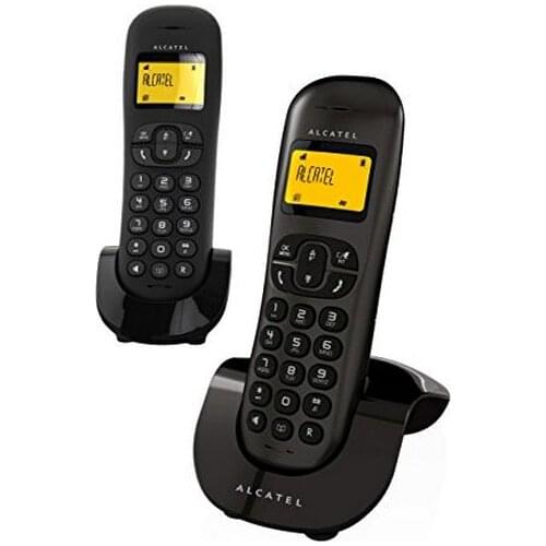 Беспроводной телефон Alcatel C-250 Duo черный