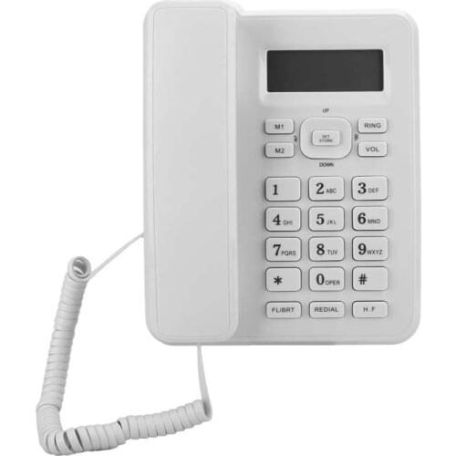 KX-T6001CID бытовой, отеля, офиса, для дома, Бизнес стационарный телефон оборудование белый 2021 Новый