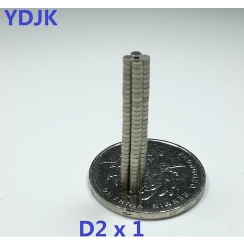 10 50 100 500 шт./лот неодимовый магнит 2*1 диск редкоземельный постоянный магнит 2x1 N35 Сильные магниты NdFeB 2 x 1