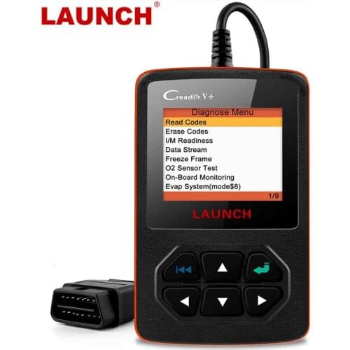 Автомобильный сканер Launch Creader V + OBD2, считыватель кодов неисправностей с многоязычным OBD 2, автомобильный диагностический инструмент, Автомобильный сканер