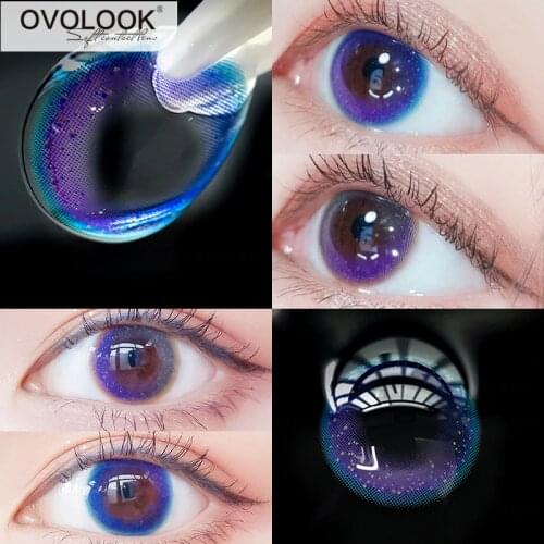 Фотолинзы, цветные контактные линзы, 10 тонов, для красоты глаз