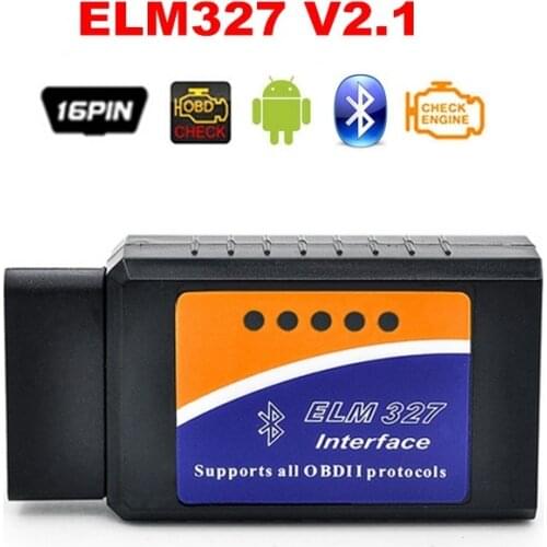 ELM327 OBD2 V1.5 Bluetooth 16 Pin-код читателя диагностический инструмент автомобиля Elm 327 obd2 авто eml327 автомобильный Android