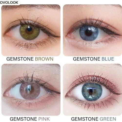 OVOLOOK-1 пара цветных контактных линз/цветные линзы для глаз ed/цветные линзы для глаз