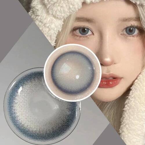 Фотообои/пара контактных линз ADAM серого цвета ed для использования в год, косметические контактные линзы серии Груша-пепел, линзы натурального цвета, оптовая продажа