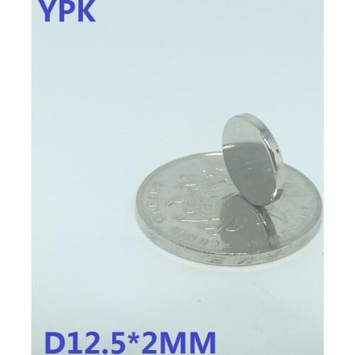 10 20 50 шт./лот неодимовый магнит 12,5*2 диск редкоземельный постоянный магнит 12,5x2 N38 сильный магнит NdFeB 12.5 × 2