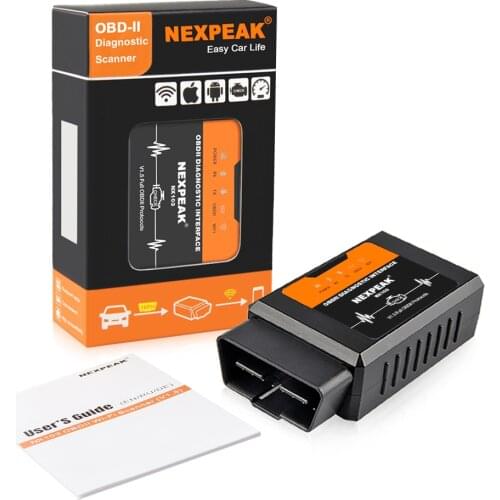 Автомобильный диагностический сканер NEXPEAK NX103 ELM327 V1.5 WIFI адаптер OBD2 PIC18F25K80 OBD 2 диагностический инструмент сканер OBD для iPhone IOS Android