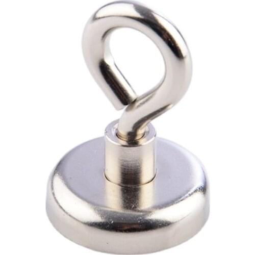 Мощный магнитный материал, круглый неодимовый магнит, крючок, офисные магниты, потолочный магнитный крючок, дверной магнит с кольцом